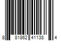 Barcode Image for UPC code 881862411384