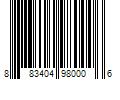 Barcode Image for UPC code 883404980006