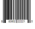 Barcode Image for UPC code 883802222210