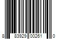 Barcode Image for UPC code 883929002610