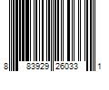 Barcode Image for UPC code 883929260331