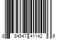 Barcode Image for UPC code 884547411426