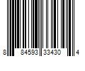 Barcode Image for UPC code 884593334304