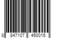 Barcode Image for UPC code 8847107450015