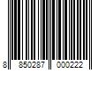 Barcode Image for UPC code 8850287000222