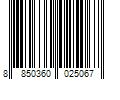 Barcode Image for UPC code 8850360025067