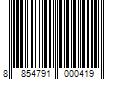 Barcode Image for UPC code 8854791000419