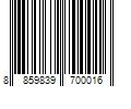 Barcode Image for UPC code 8859839700016