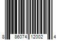 Barcode Image for UPC code 886074120024. Product Name: Comotomo Natural Feel 8 oz Baby Bottle - Pink