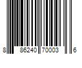 Barcode Image for UPC code 886240700036