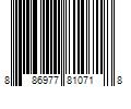 Barcode Image for UPC code 886977810718