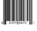 Barcode Image for UPC code 887970540701