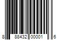 Barcode Image for UPC code 888432000016