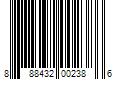 Barcode Image for UPC code 888432002386