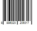 Barcode Image for UPC code 8886020209317