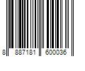 Barcode Image for UPC code 8887181600036