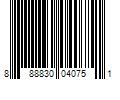 Barcode Image for UPC code 888830040751