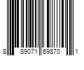 Barcode Image for UPC code 889071698701