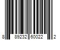 Barcode Image for UPC code 889232600222