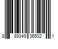 Barcode Image for UPC code 889349365021