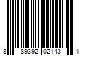 Barcode Image for UPC code 889392021431