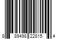 Barcode Image for UPC code 889498228154