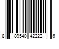 Barcode Image for UPC code 889540422226