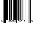 Barcode Image for UPC code 889698580175