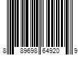 Barcode Image for UPC code 889698649209