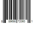 Barcode Image for UPC code 889698720601