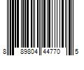 Barcode Image for UPC code 889804447705