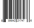 Barcode Image for UPC code 889842217476