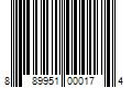 Barcode Image for UPC code 889951000174