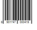 Barcode Image for UPC code 8901747000419