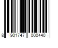 Barcode Image for UPC code 8901747000440