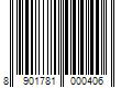 Barcode Image for UPC code 8901781000406