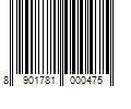 Barcode Image for UPC code 8901781000475