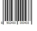 Barcode Image for UPC code 8902430000433