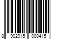 Barcode Image for UPC code 8902915000415