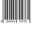 Barcode Image for UPC code 8904004704761