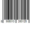 Barcode Image for UPC code 8906010260125