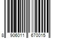 Barcode Image for UPC code 8906011670015