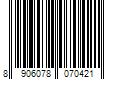 Barcode Image for UPC code 8906078070421