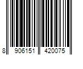 Barcode Image for UPC code 8906151420075