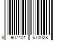 Barcode Image for UPC code 8907401670028