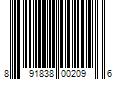 Barcode Image for UPC code 891838002096