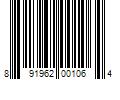 Barcode Image for UPC code 891962001064