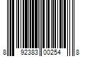 Barcode Image for UPC code 892383002548