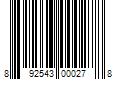 Barcode Image for UPC code 892543000278