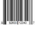 Barcode Image for UPC code 892600123407